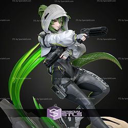 Fluorite Arknights Endfield Game 226mm STL Files