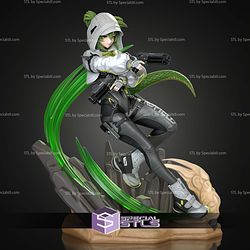 Fluorite Arknights Endfield Game 226mm STL Files