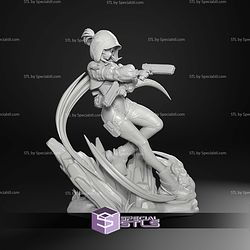 Fluorite Arknights Endfield Game 226mm STL Files