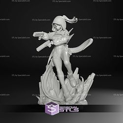Fluorite Arknights Endfield Game 226mm STL Files