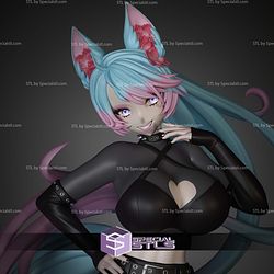 Goth SilverVale Vitural Youtuber STL Files