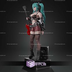 Hatsune Miku Rock STL Files