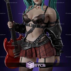 Hatsune Miku Rock STL Files