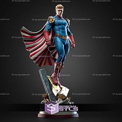 Homelander Hero Pose STL Files