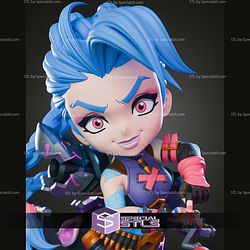 Jinx 2XKO Chibi STL Files
