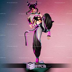 Juri Han Street Fighter Kick STL Files