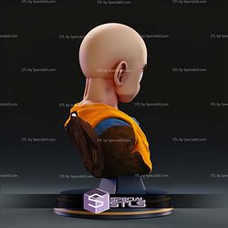 Krillin Bust STL Files