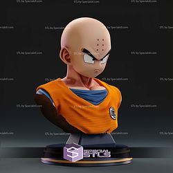 Krillin Bust STL Files