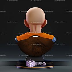 Krillin Bust STL Files
