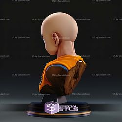Krillin Bust STL Files