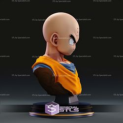 Krillin Bust STL Files