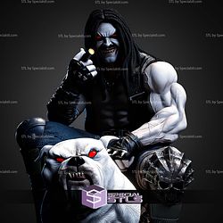 Lobo Sitting And The Dog STL Files