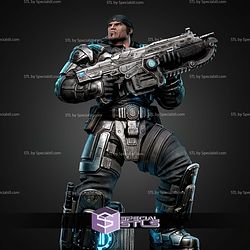 Marcus Fenix 1 6 450mm STL Files