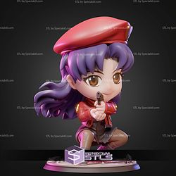 Misato Katsuragi Chibi STL Files