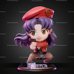 Misato Katsuragi Chibi STL Files