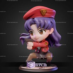 Misato Katsuragi Chibi STL Files
