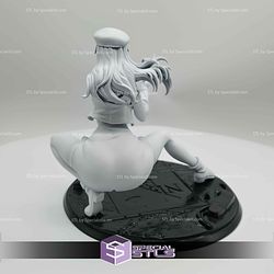 Misato Katsuragi Pointing Gun 140mm STL Files