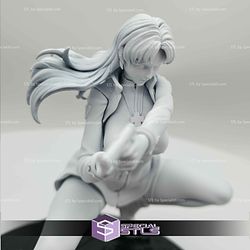 Misato Katsuragi Pointing Gun 140mm STL Files