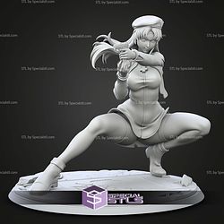 Misato Katsuragi Pointing Gun 140mm STL Files