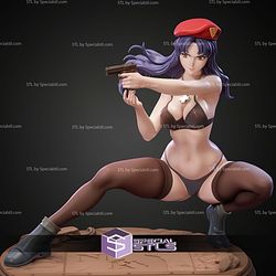 Misato Katsuragi Pointing Gun Alternative 140mm STL Files