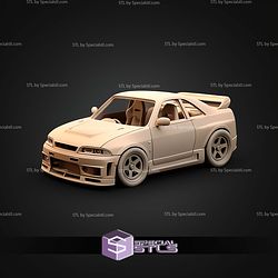 Model Kit Car Skyline GTR R33 Nismo 400R STL Files
