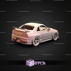 Model Kit Car Skyline GTR R33 Nismo 400R STL Files