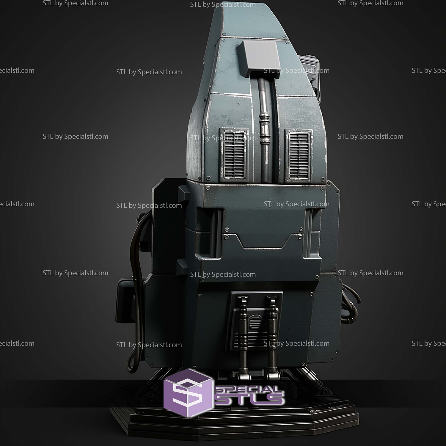 Mokoto Kusanagi Ghost In The Shell Machine STL Files 3D Model — view 3
