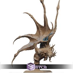 Mysterious Dragon Bust STL Files