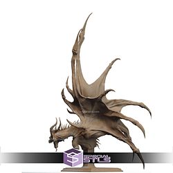 Mysterious Dragon Bust STL Files