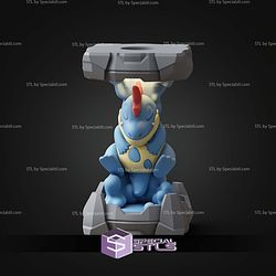 Pokemon Clone Lab Colletion Croconaw STL Files