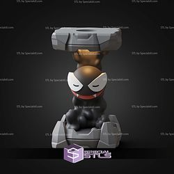 Pokemon Clone Lab Colletion Gastly STL Files