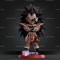 Raditz Stylized Chibi STL Files