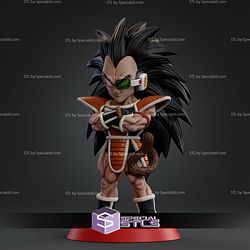 Raditz Stylized Chibi STL Files