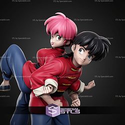 Ranma And Ranma Chan 280mm STL Files