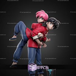 Ranma And Ranma Chan 280mm STL Files