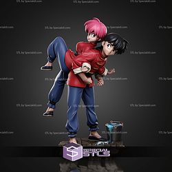 Ranma And Ranma Chan 280mm STL Files
