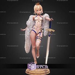 Saber Royal Fate Series 220mm STL Files