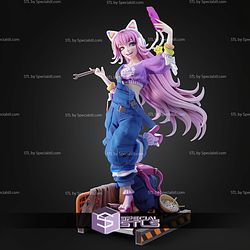 Safie the Industrial Catgirl STL Files