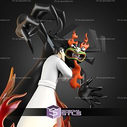 Samurai Jack Vs Aku 250mm STL Files