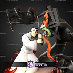 Samurai Jack Vs Aku 250mm STL Files
