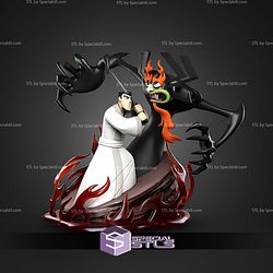 Samurai Jack Vs Aku 250mm STL Files