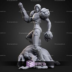 Samus And Enemy Body 194mm STL Files