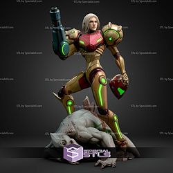 Samus And Enemy Body 194mm STL Files