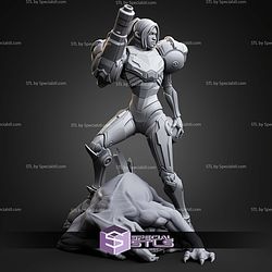 Samus And Enemy Body 194mm STL Files
