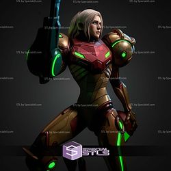 Samus And Enemy Body 194mm STL Files
