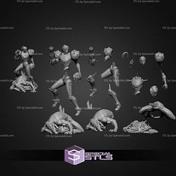 Samus And Enemy Body 194mm STL Files