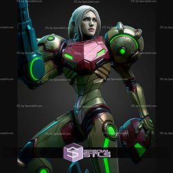 Samus And Enemy Body 194mm STL Files