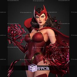 Scarlet Witch Sorceress 300mm STL Files