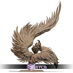 Sphinx Mythology Girl Fanart Bust STL Files