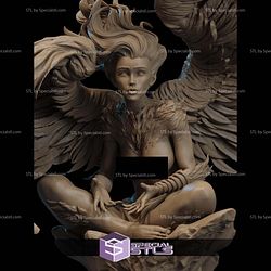 Sphinx Mythology Girl Alternative Fanart STL Files
